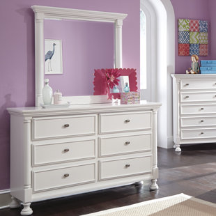 Go to store & view more images Darby Home Co Jeffersonville 6 Drawer Dresser with Mirror