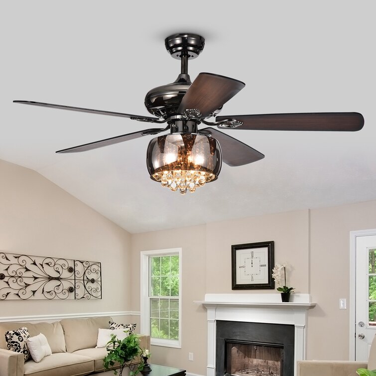 house of hampton crystal ceiling fan