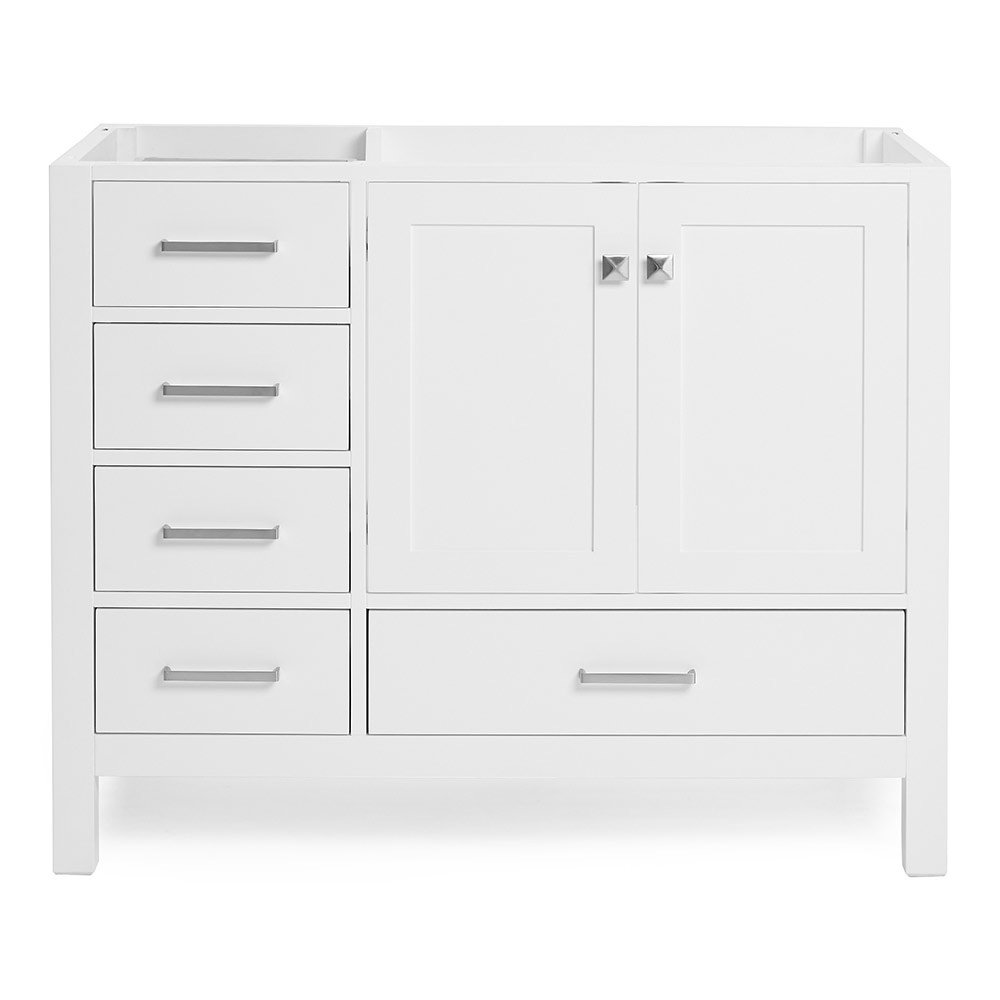 Latitude Run® Amariani Right Offset 42 Single Bathroom Vanity Base Only ...