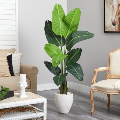 66\" Artificial Palm Tree in Planter INCOMPLETE 