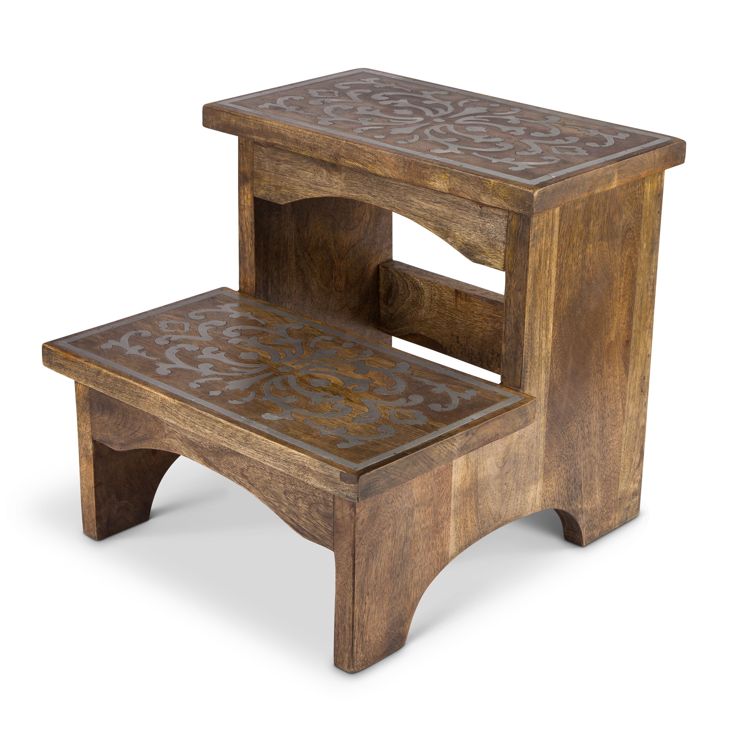 Tggc 2 Step Wood Stool Reviews Wayfair