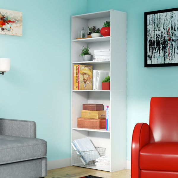 Latitude Run Hinshaw 71 3 H X 24 6 W Standard Bookcase Reviews Wayfair