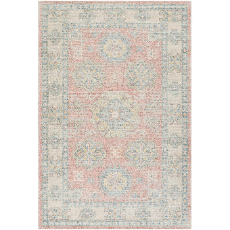 Bloomsbury Market Rakel Oriental Handmade Tufted Sky Blue Navy Area Rug Wayfair