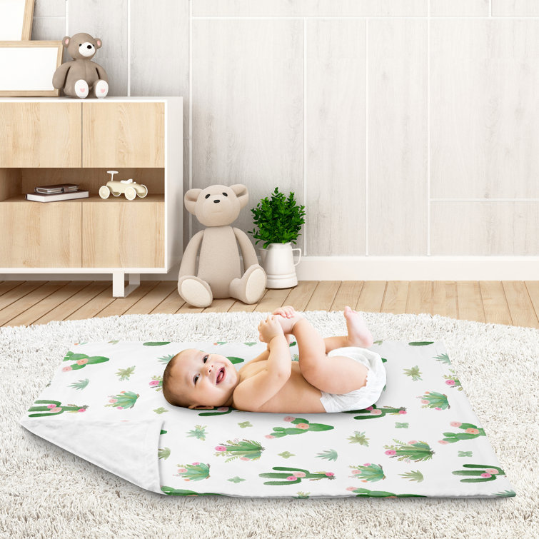 cactus minky blanket