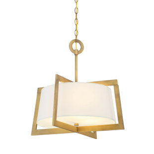 Best Taraji 2-Light Square/Rectangle Pendant By Mercer41 Ceiling Lights Taraji 2-Light Square/Rectangle Pendant By Mercer41 Ceiling Lights