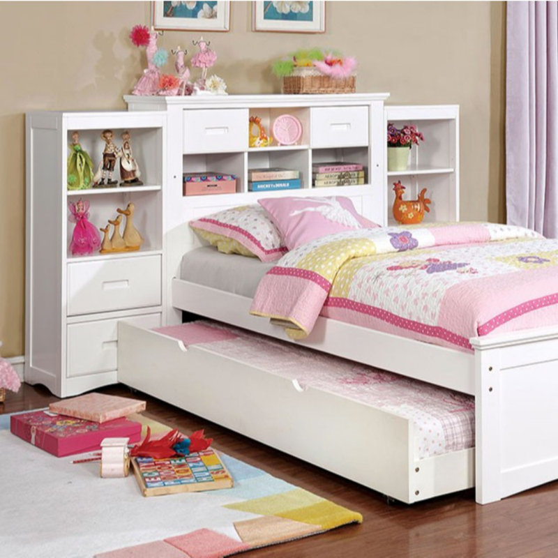Harriet Bee Ravenna Bookcase Headboard Platform Bed Wayfair