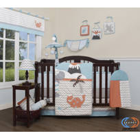 roar dinosaur crib bedding