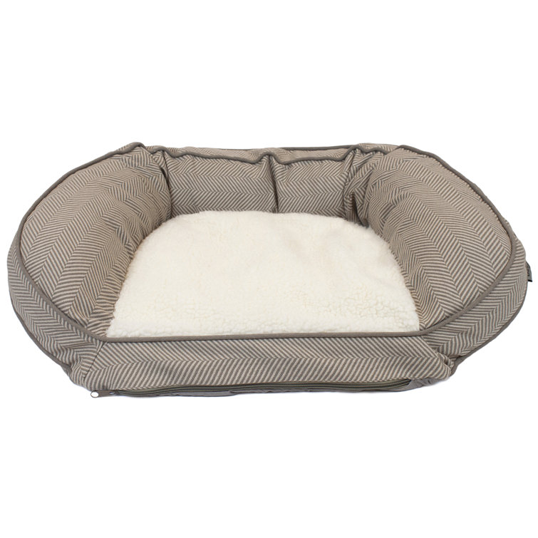 tranquil cuddler dog bed