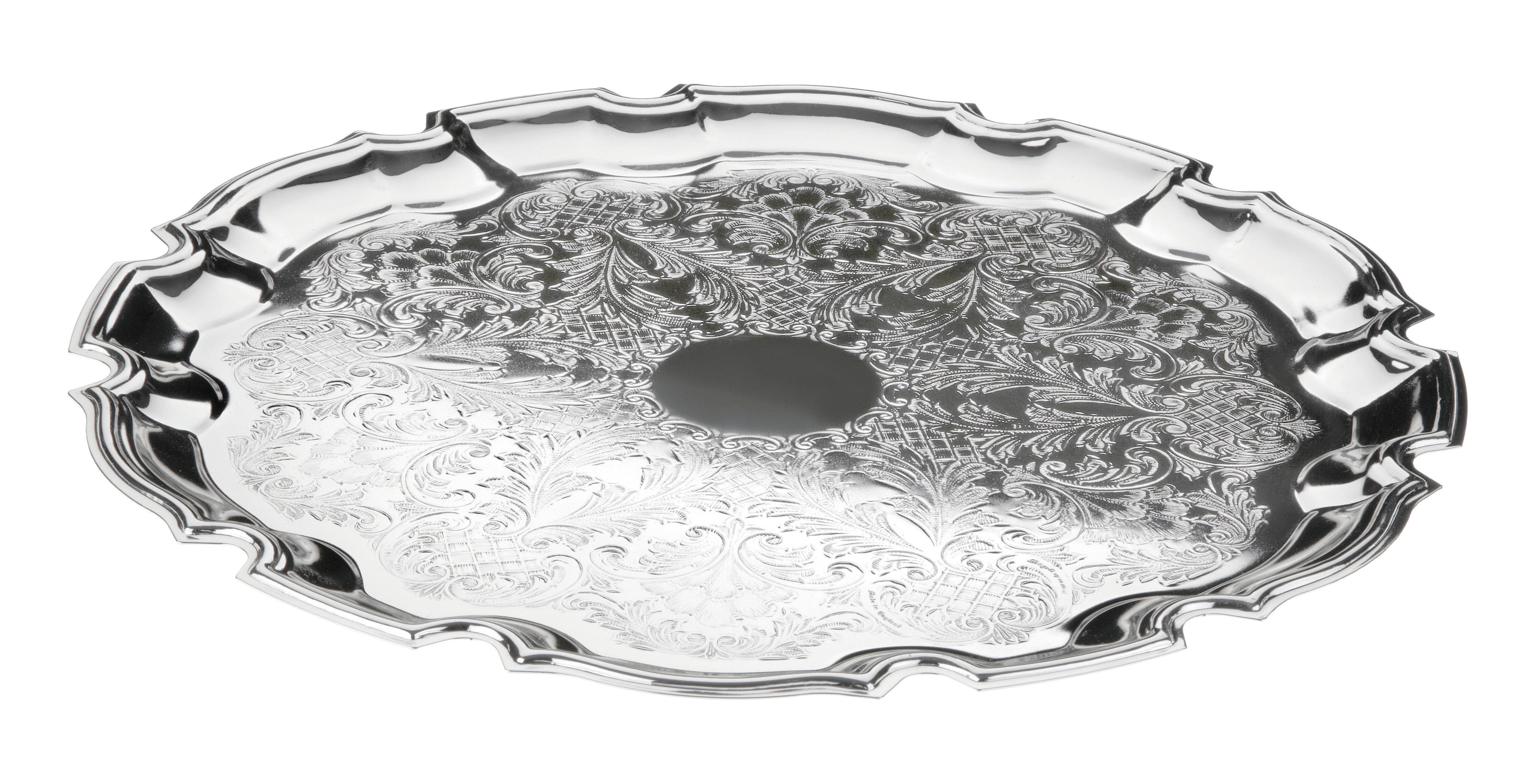 Corbell Silver Company Queen Anne Silver Plated Tray Wayfair