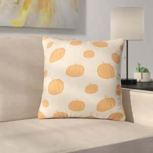 Pumpkins Throw Pillow