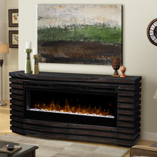 Elliot TV Stand for TVs up to 70 with Fireplace by Dimplex