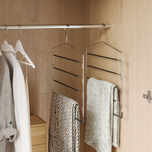 tiered shirt hangers