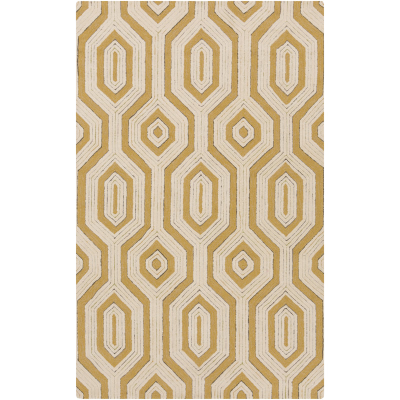 Surya Geometric Handmade Hooked Ivory Beige Indoor Outdoor Area Rug Wayfair