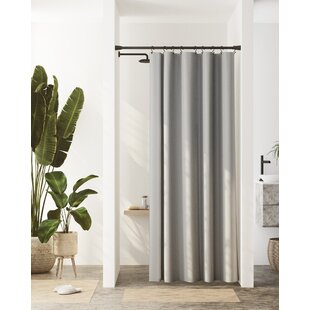 Green/White 54" x 78" Stall InterDesign 35633 Leaves Fabric Shower Curtain 