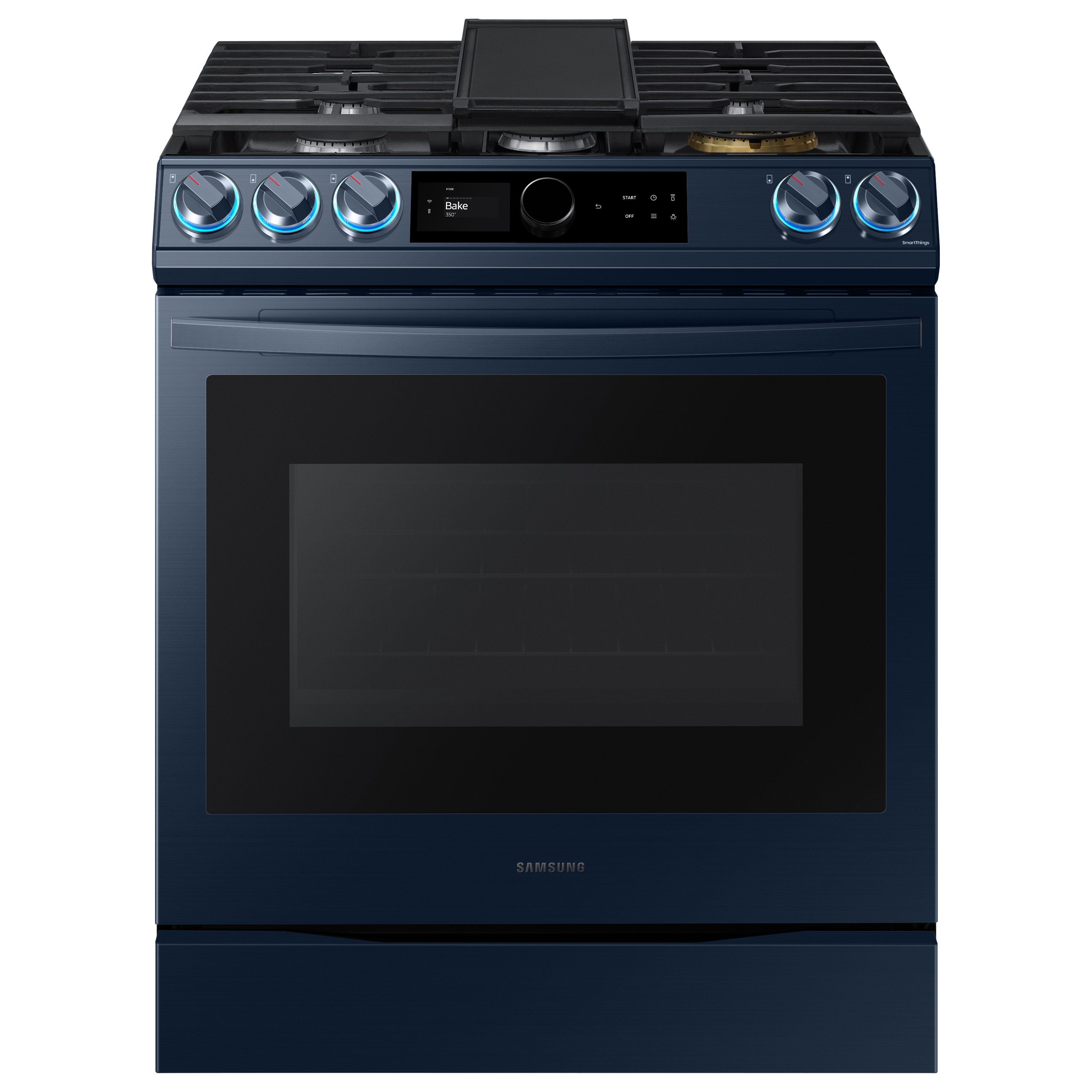 slide in electric range with grill