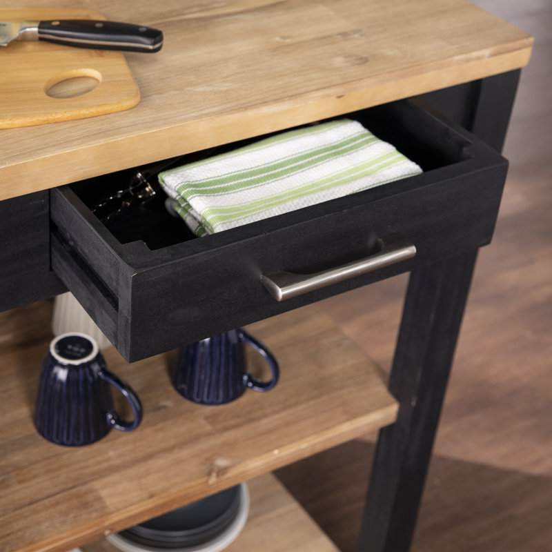 Gracie Oaks Expandable Freestanding Kitchen Island Wayfair