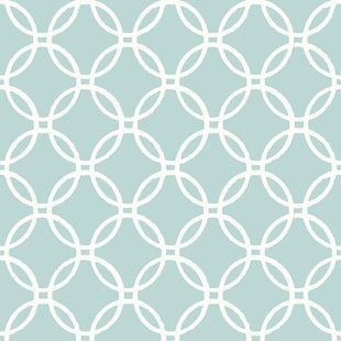 Light Blue Wallpaper Wayfair Blue Links 18 X 20 5 Wallpaper Roll