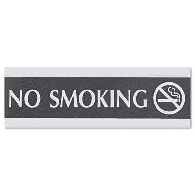 Headline Sign Century Series Office Sign No Smoking US Stamp  Sign