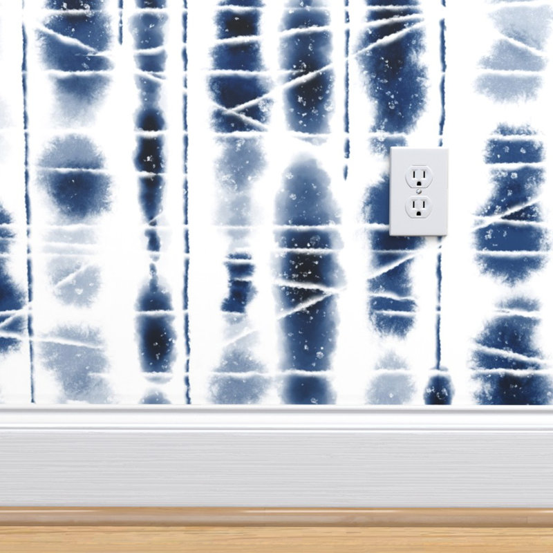 Deberry Shibori Peel And Stick Wallpaper Roll Joss Main