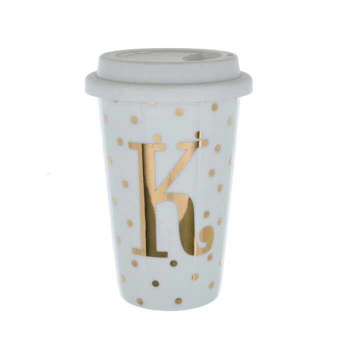 17 Stories New Bone China Travel Mug Reviews Wayfair Co Uk