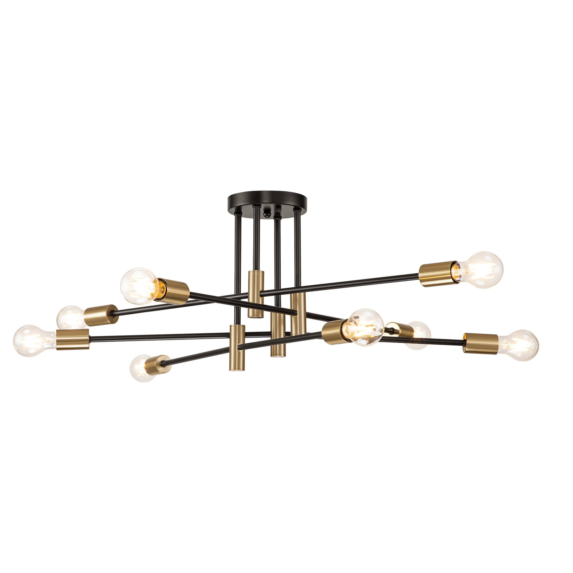 Corrigan Studio® 8 Light 40.55'' Semi Flush Mount Wayfair
