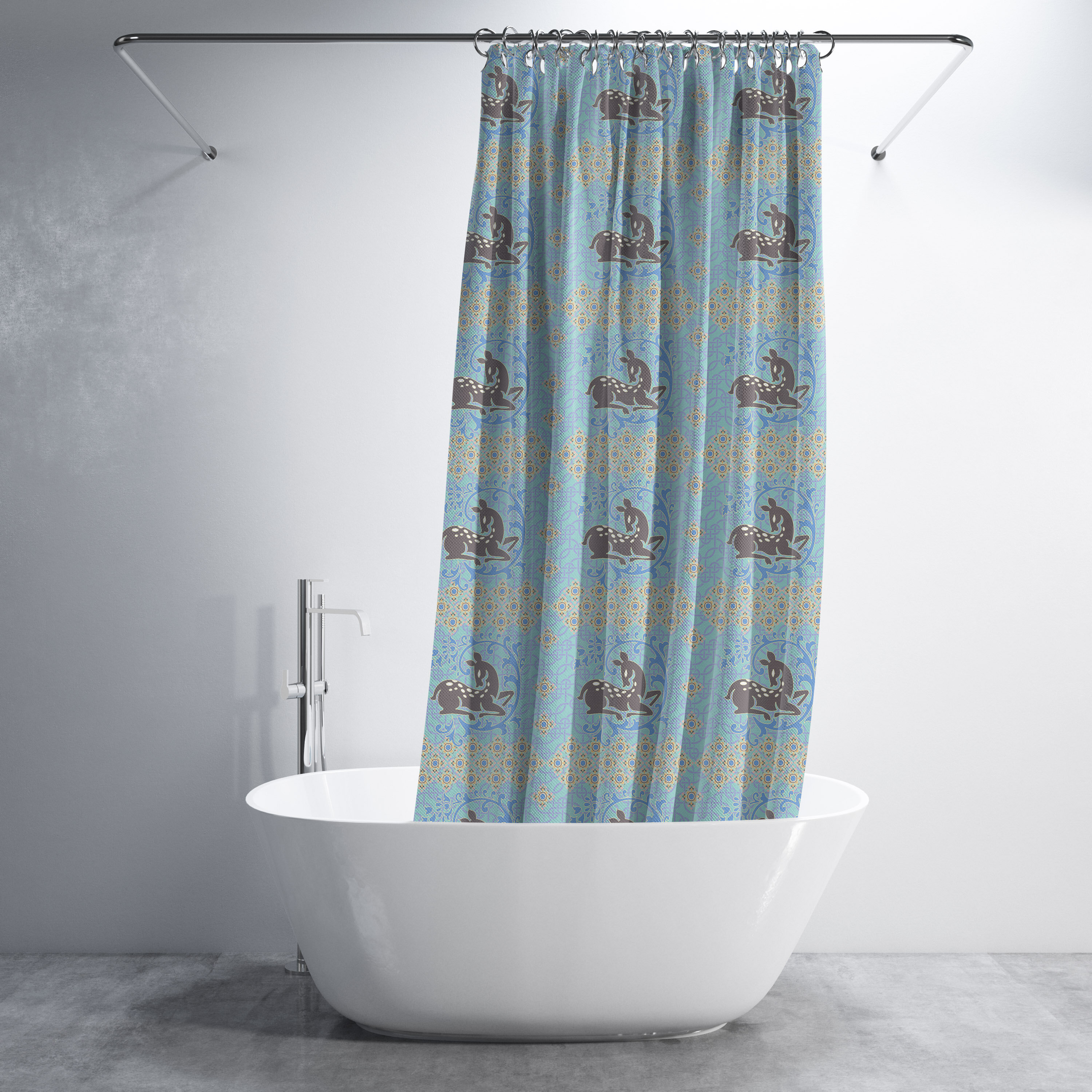 luxury shower curtains with valance