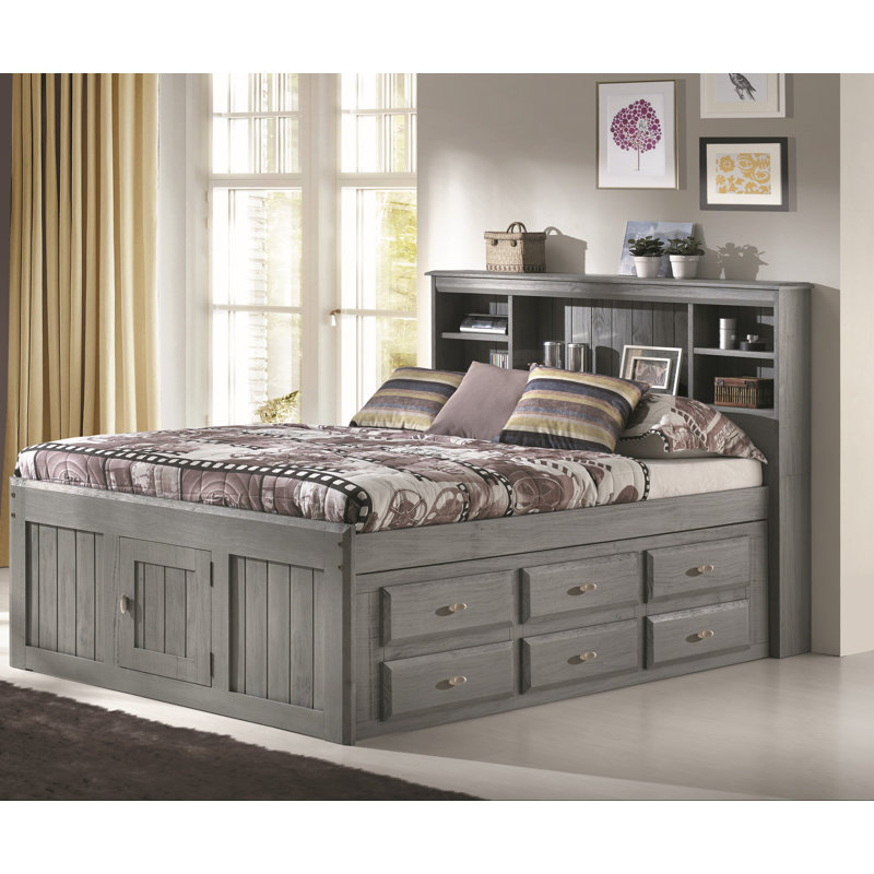 Birch Lane Heritage Ercole Full Mate S Captain S Bed With 6