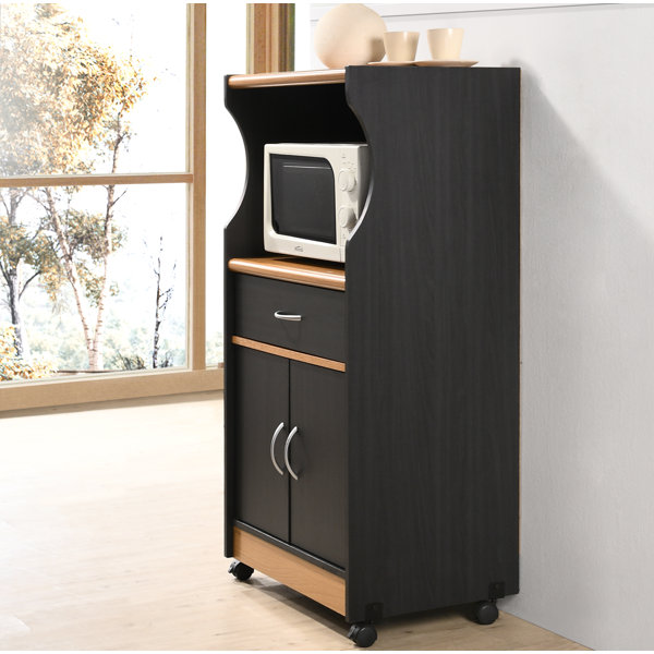 Microwave Cart Black Wayfair