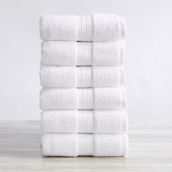 white decorative hand towels