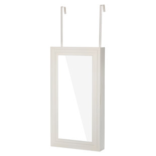 Go to store & view more images Winston Porter Denaux Over the Door Jewelry Armoire with Mirrror