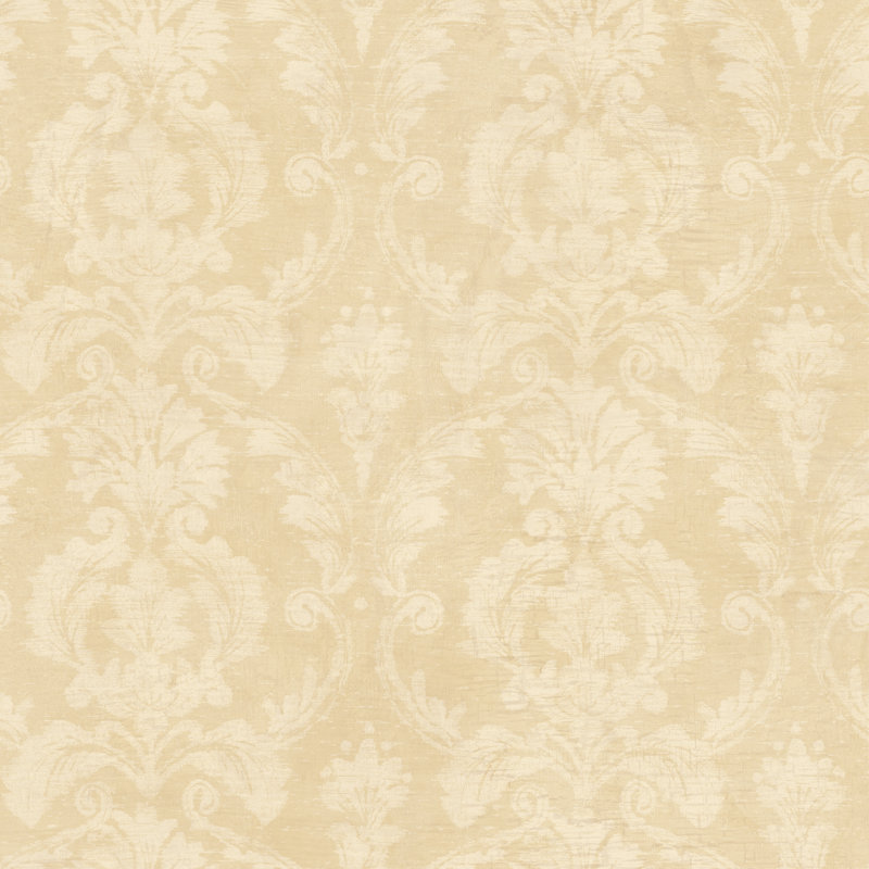 Lark Manor Otero Torch 33 X 20 5 Damask 3d Embossed Wallpaper