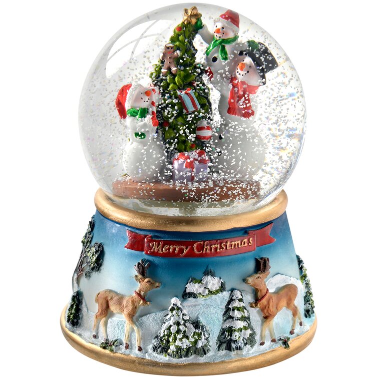 The Seasonal Aisle Snowmen Musical Wind up Snow Globe & Reviews ...