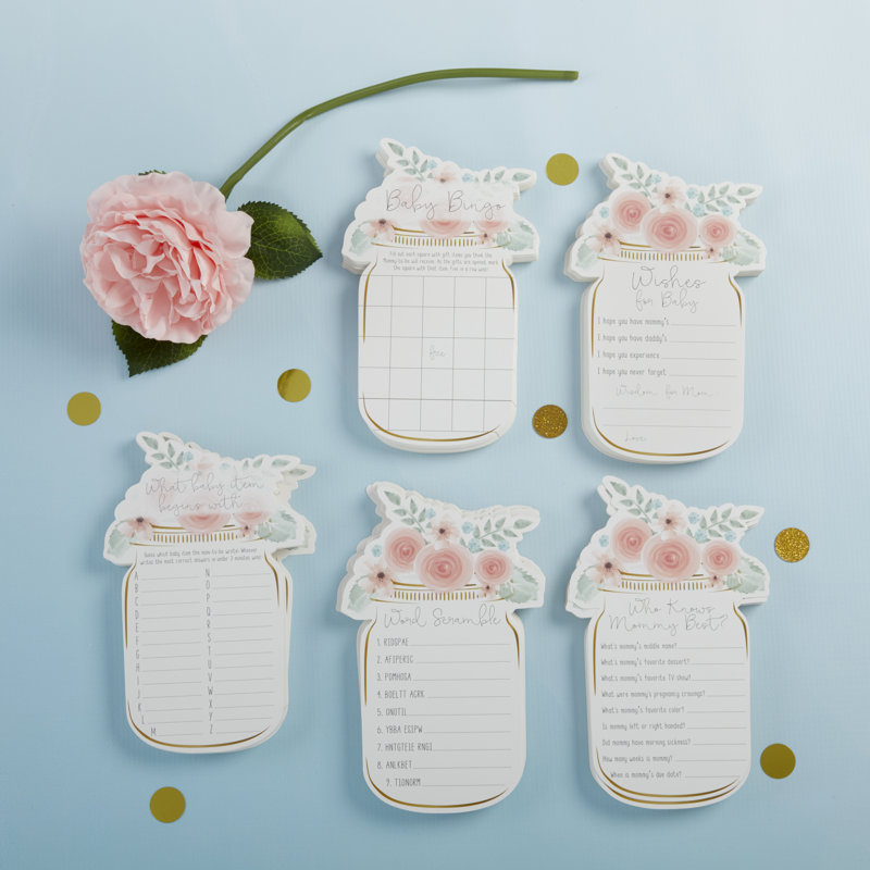 mason jar baby shower