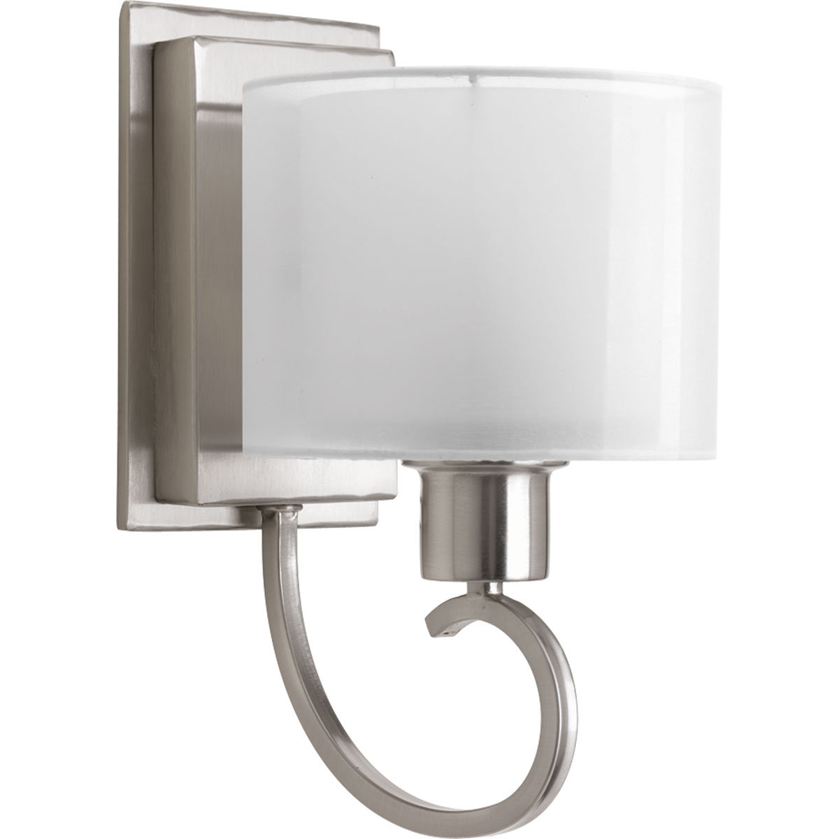 Red Barrel Studio Ernestina 1 Lightdimmable Brushed Nickel Armed Sconce Reviews Wayfair