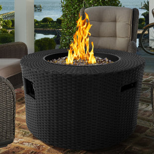 Moon Stainless Steel Propane Fire Pit Table