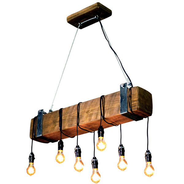 Loon Peak® Coffman 7 - Light Kitchen Island Linear Pendant ...