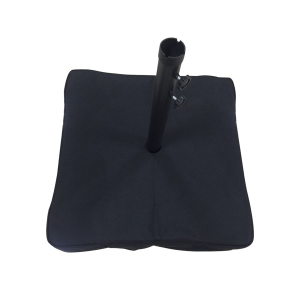 Freeport Park Outdoor Umbrella Stand W Easy Rolling Base Heavy Duty Universal Design For Weighted Commercial Patio Deck Big Mobile Sun Shade W Hidden Wheels Bronze Black Sandstone Wayfair Ca