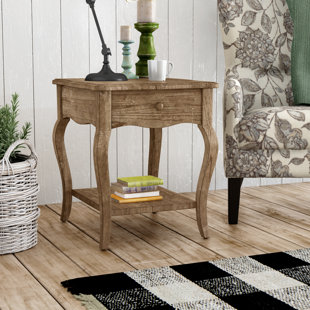 Francoise End Table With Storage by Lark Manor