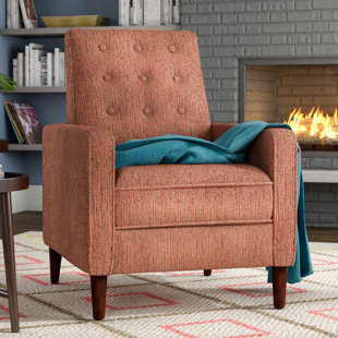 Straight Back Recliner Wayfair Aden Manual Push Back Recliner