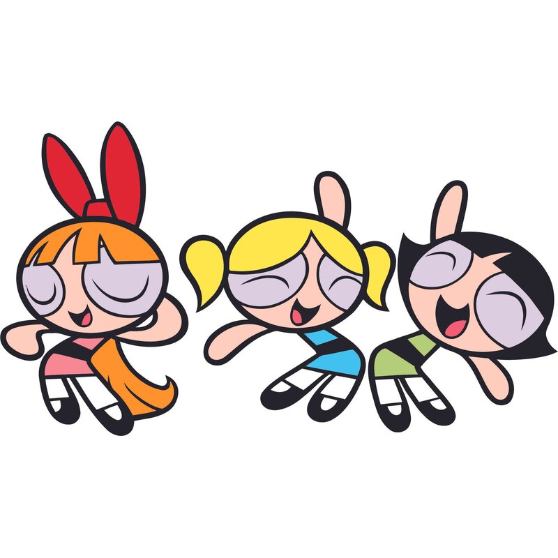 Design With Vinyl The Powerpuff Girls Blossom, Bubbles and Buttercup ...
