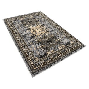 Jana Gray Tibetan Area Rug