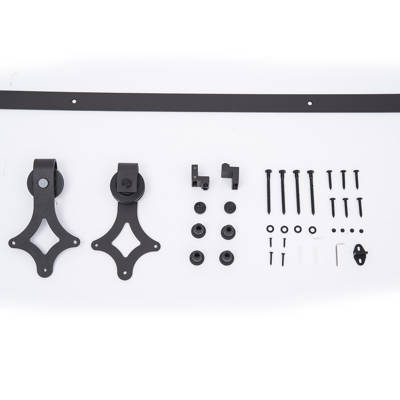 Homcom Interior Sliding Standard Single Barn Door Hardware Kit Interior Sliding Barn Door Kit Hardware Set