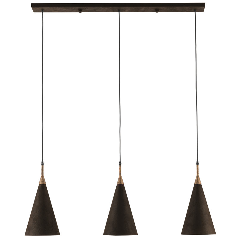 Currey Company The Bunny Williams 3 Light Kitchen Island Linear Pendant Perigold