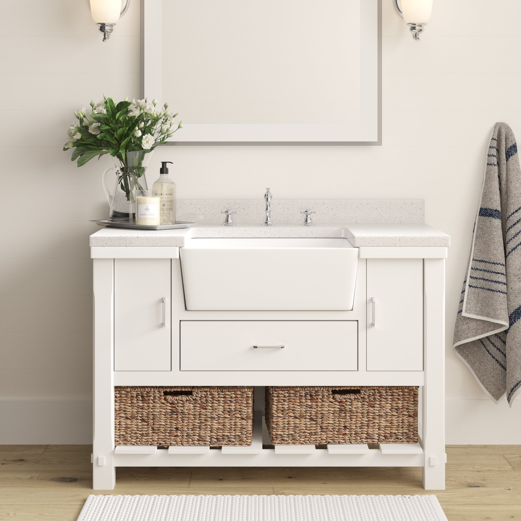 Altheimer 5" Single Bathroom Vanity Set Altheimer 5" Single Bathroom Vanity Set