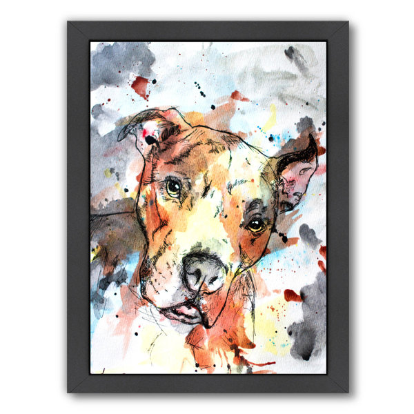 Colorful Dog Art Wayfair