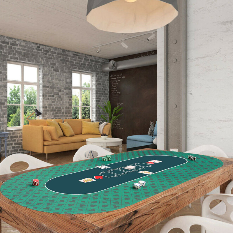Topcraft Portable Poker Table Top With Carrying Bag Wayfair