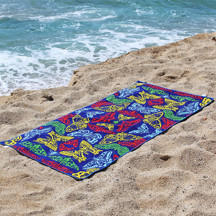 Quick dry towel travel tropical holiday yoga Microfibre Sand Free Beach Towel
