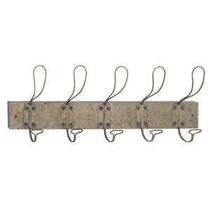 Wrought Iron Wall Coat Rack Wayfair Hocking Iron Wall Mounted Coat Rack