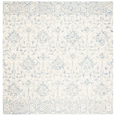 Pimentel Hand Tufted Wool Floral Rug