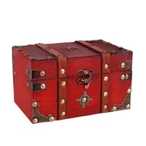 PAJKYQSL Treasure Box Treasure Chest for Gift Box,Cards Collection,Gifts and Home Decor